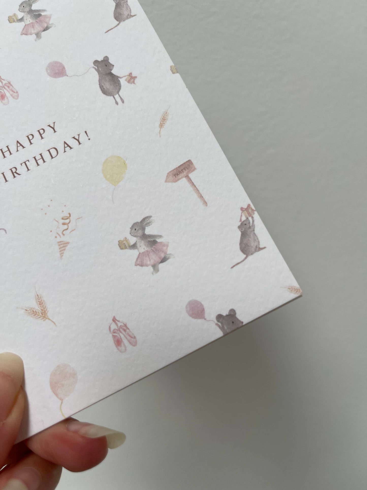 Little Roglets - Ballerina Card | Girls Birthday Card | Kids Birthday Card