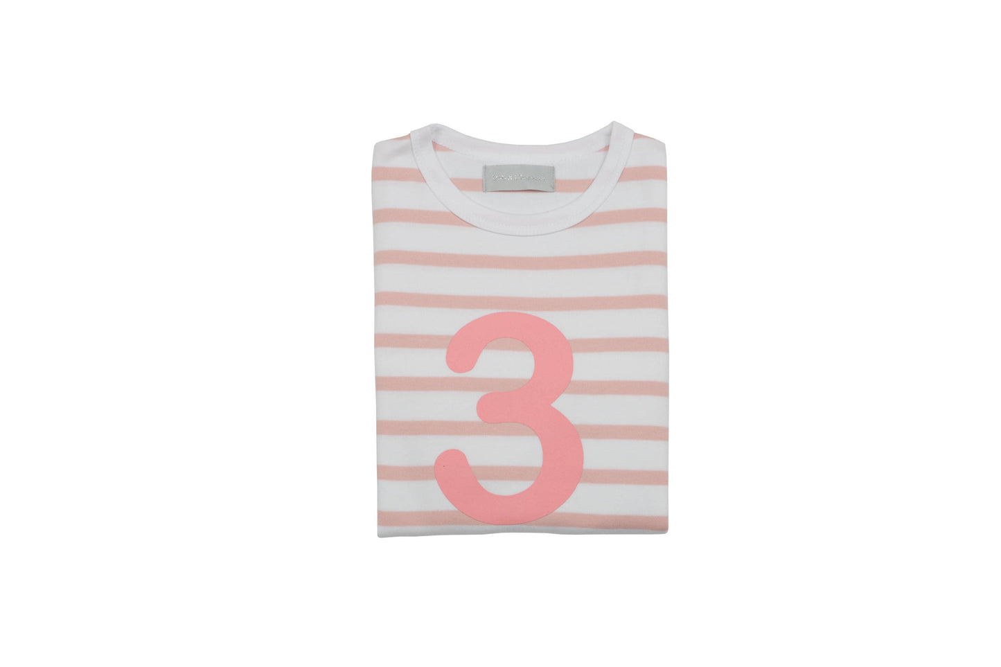 Bob & Blossom Dusty Pink & White Number 3 T-Shirt