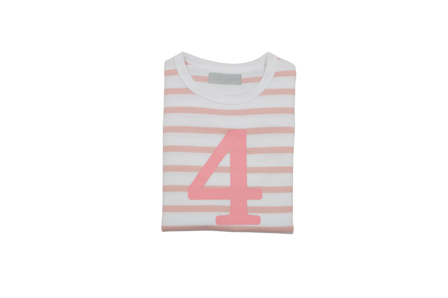 Bob & Blossom Dusty Pink & White Number 4 T-Shirt