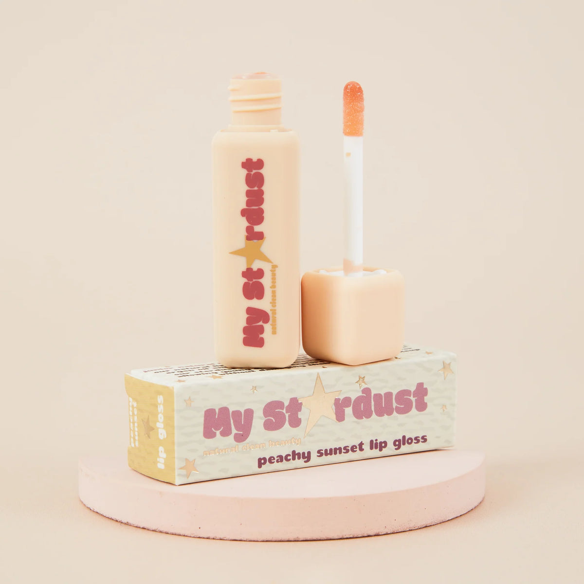 The Natural Play Make-up Company- Peachy Sunset Lip Gloss