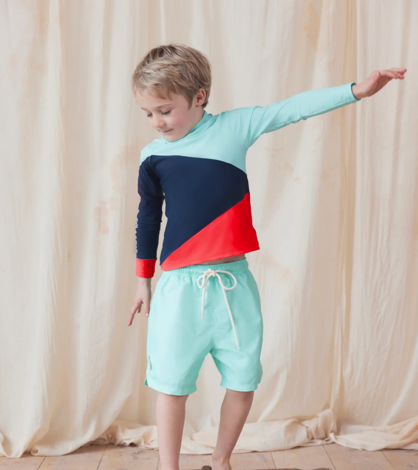 TOASTIE UV Protector Swim Top- Hamptons Blue