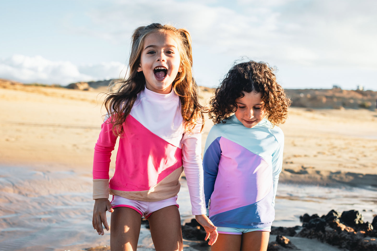 TOASTIE UV Protector Swim Top- Fizzy Pink