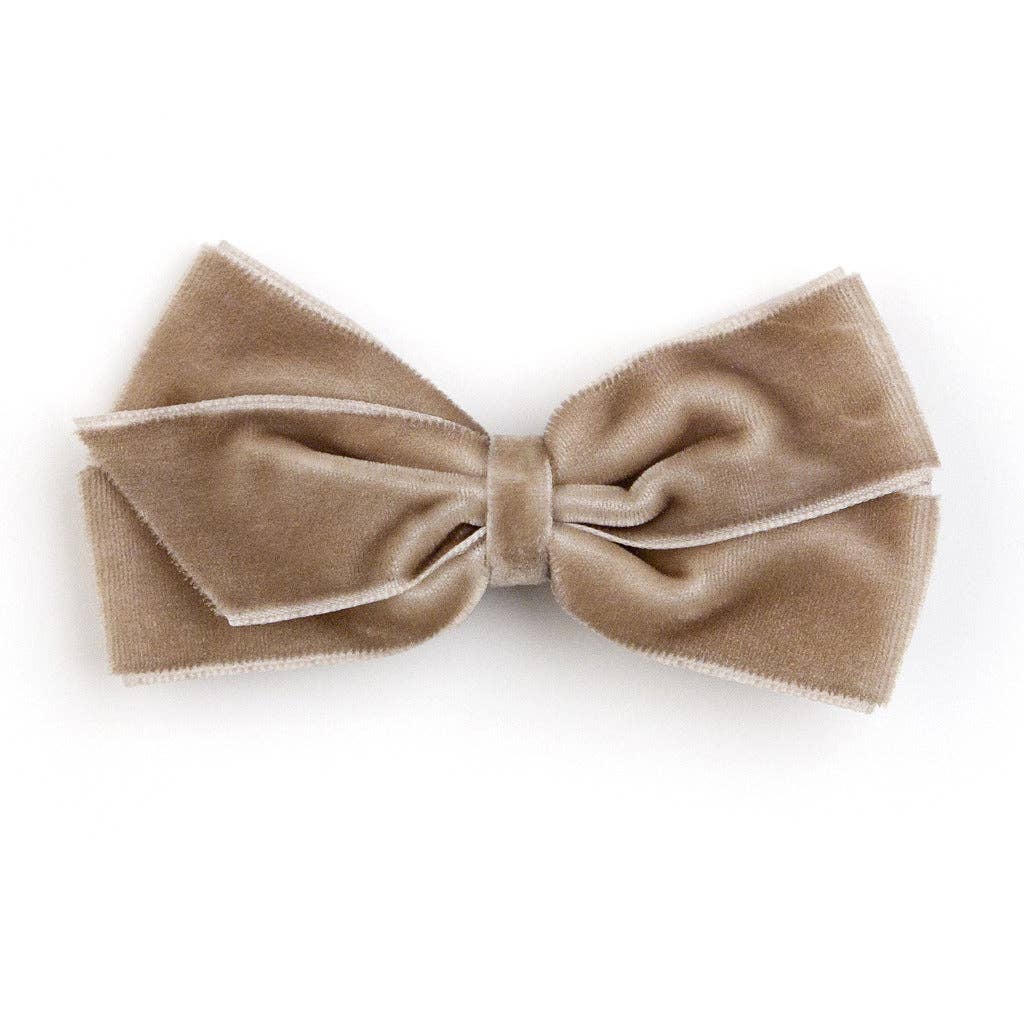 Verity Jones London - Medium Fossil Velvet Hair Clip