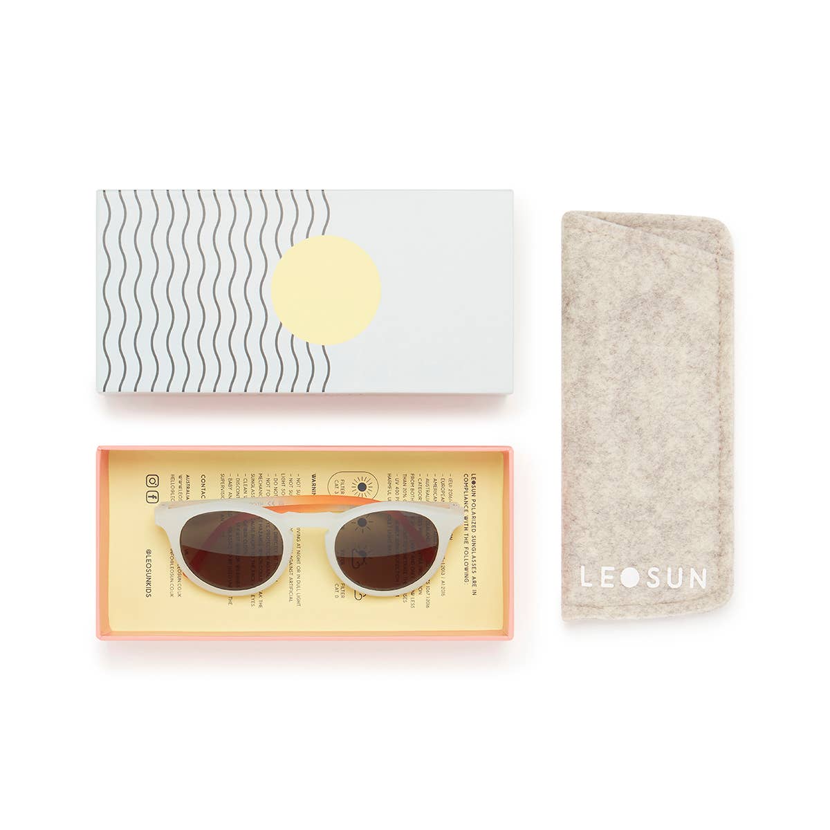 Leosun - Baby & Toddler Sunglasses 0 - 2 years | Blue Fade