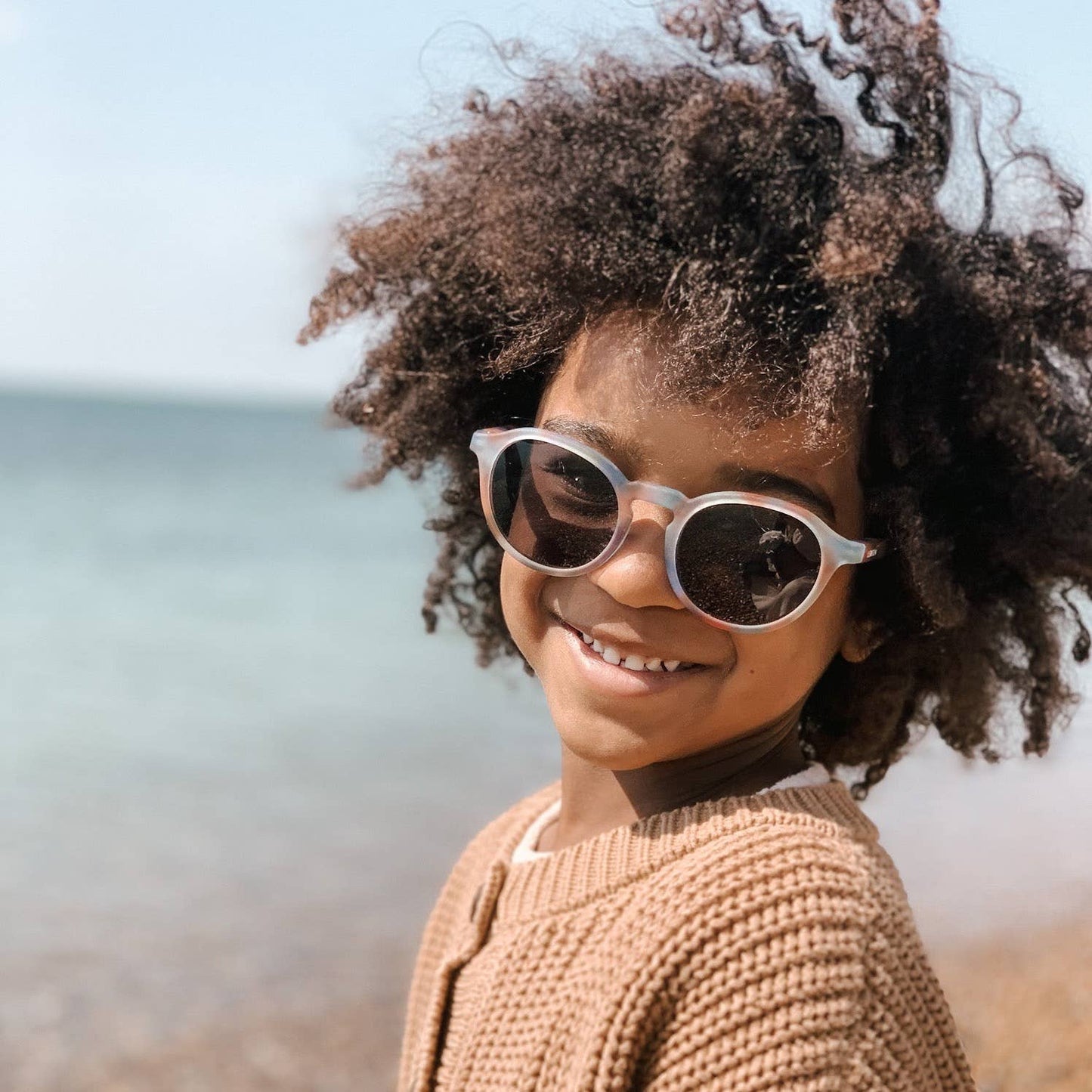 Leosun - Kids Polarized Sunglasses 5+ years - Easton - Faded Rainbow
