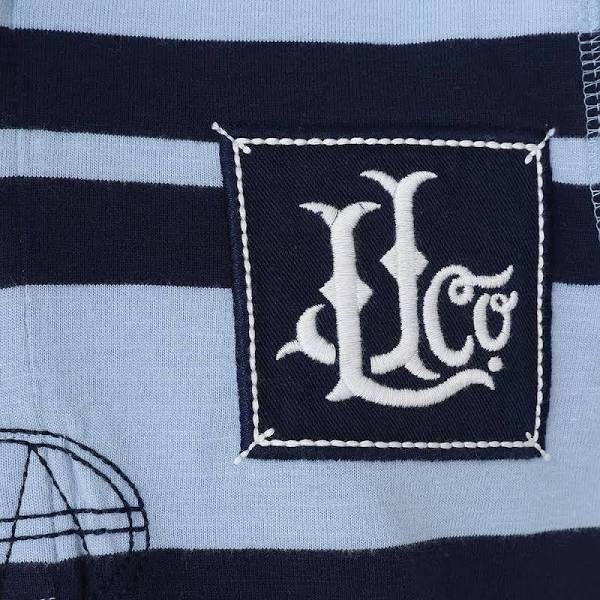 Lazy Jacks Boys Short Sleeve Rugby Shirt - Sky