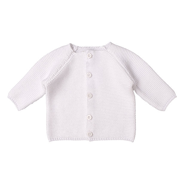 Toffee Moon White Bubble Cardigan