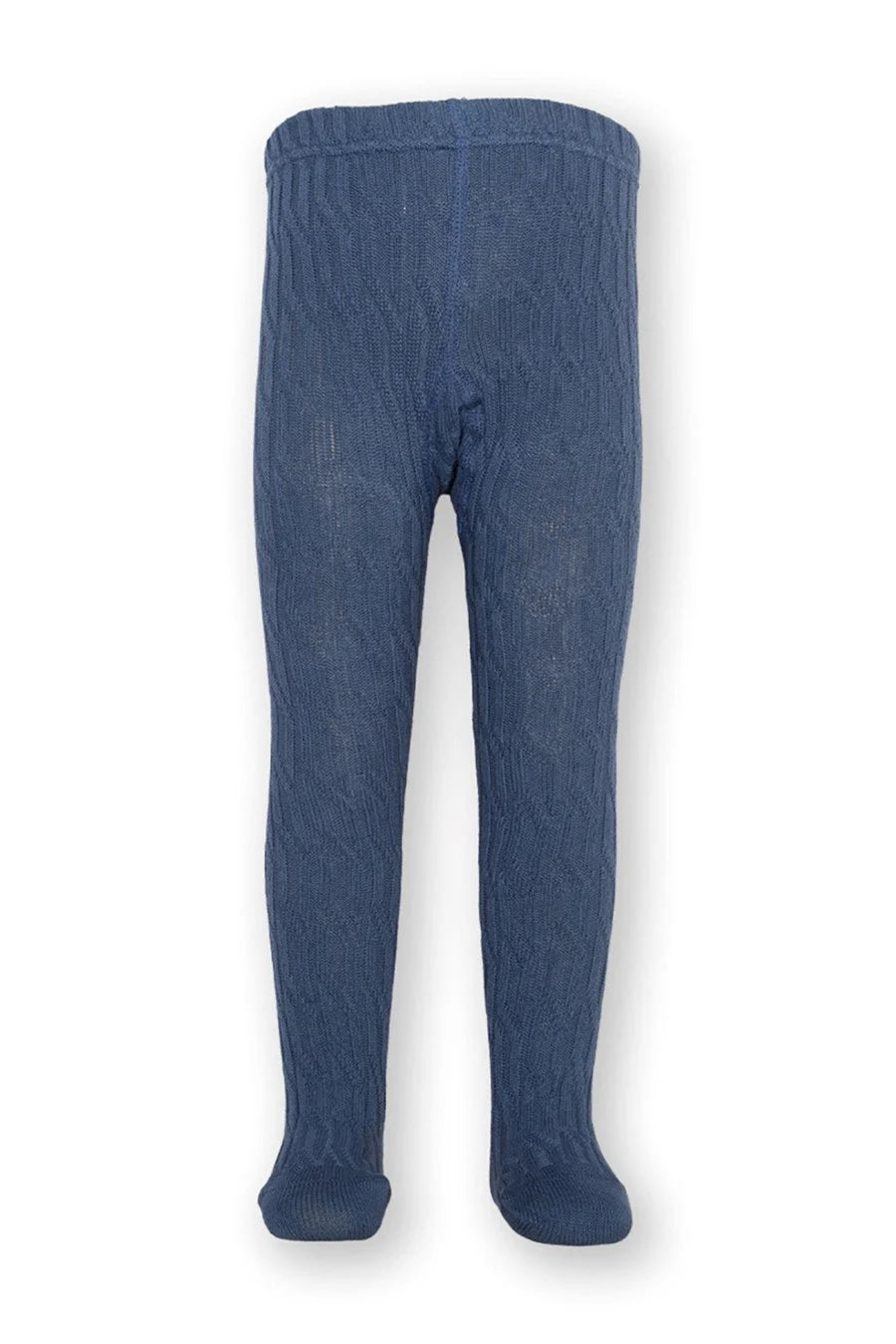 Kite Cable Tights Navy & Cream 0-6 Months - 2 Years