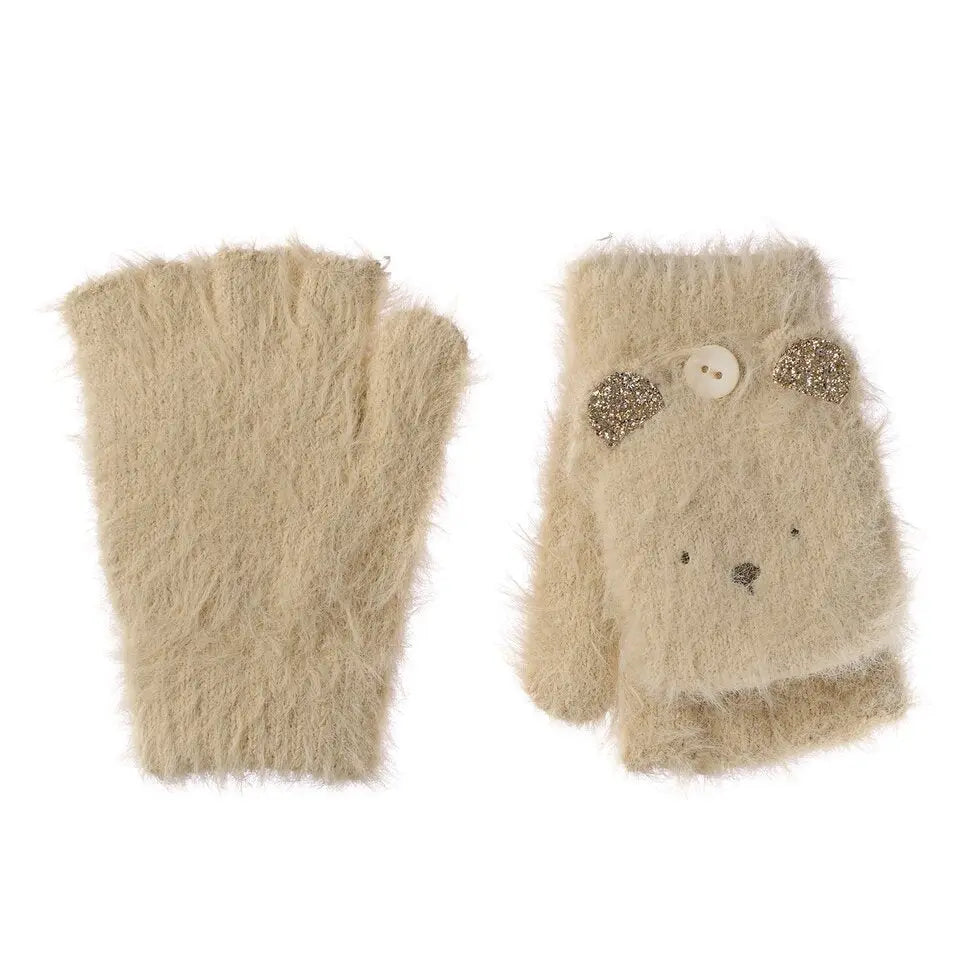Rockahula Teddy Bear Fluffy Gloves 3-6 Years