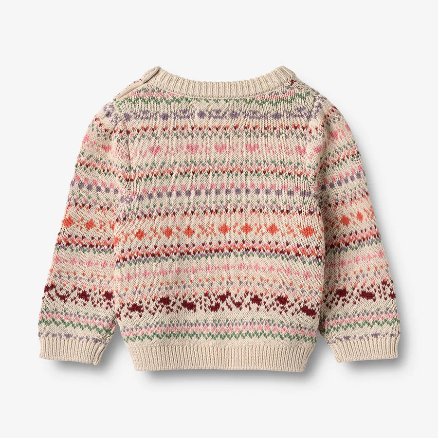 WHEAT Jacquard Pullover Olga