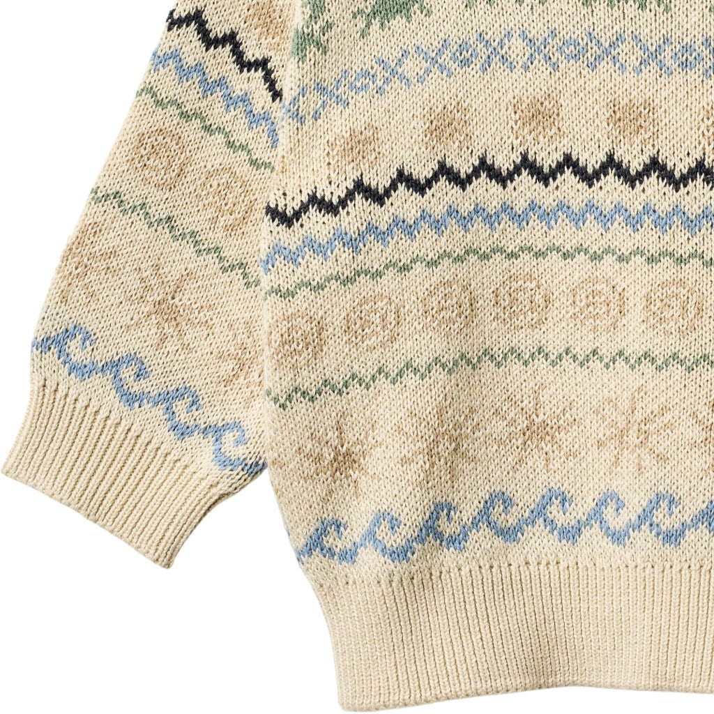 WHEAT Jacquard Pullover August