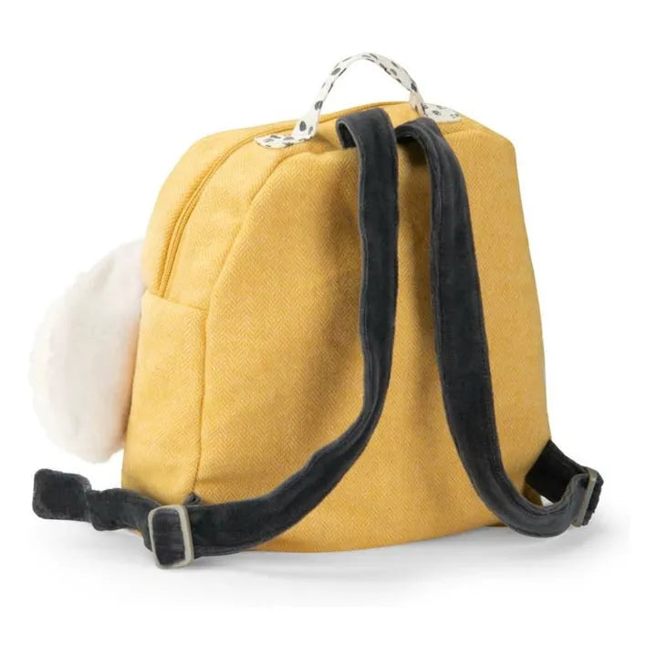 Moulin Roty Yellow Dog Backpack Puce & Pilou