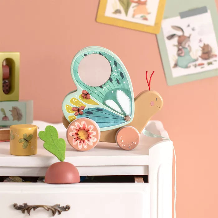 Moulin Roty Pull Along Butterfly