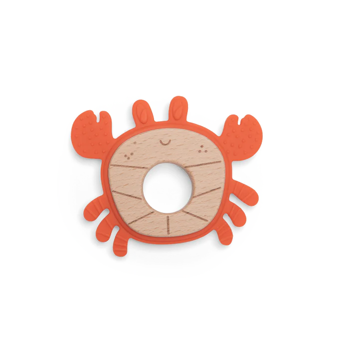 Moulin Roty Crab Teething Ring Les Aventures de Paulie