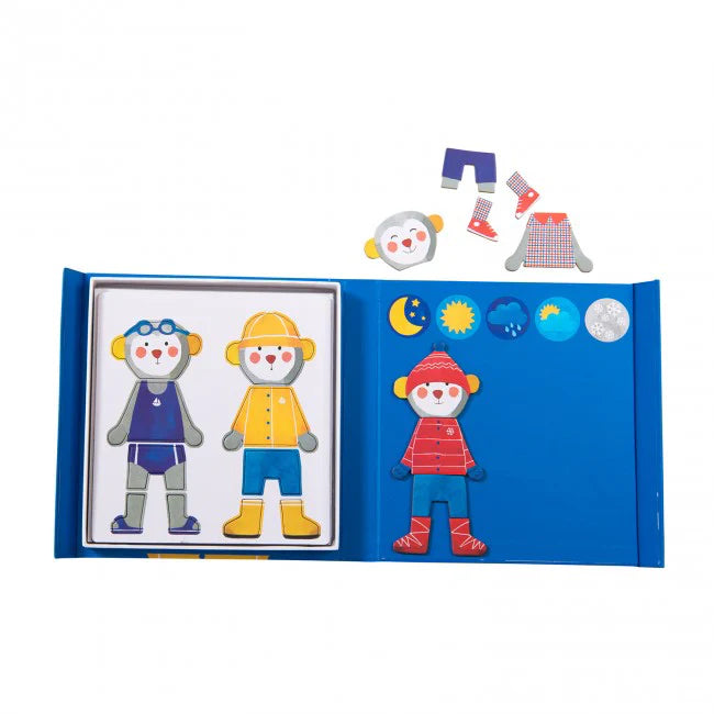 Moulin Roty Magnetic Game Getting Dressed Les Popipop