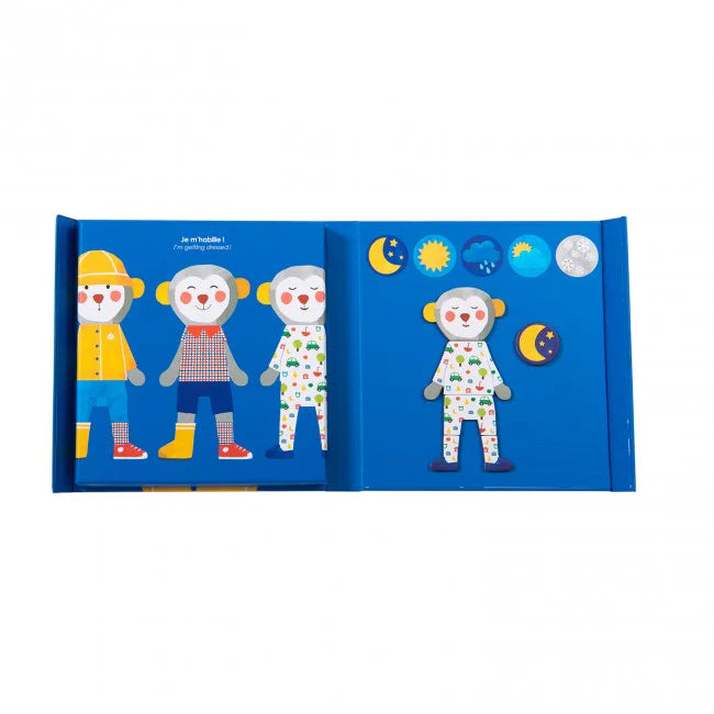Moulin Roty Magnetic Game Getting Dressed Les Popipop