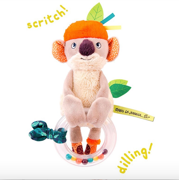 Moulin Roty Koco Bead Rattle Dans La Jungle