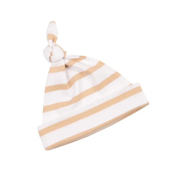 Bob & Blossom Biscuit & White Breton Striped Hat