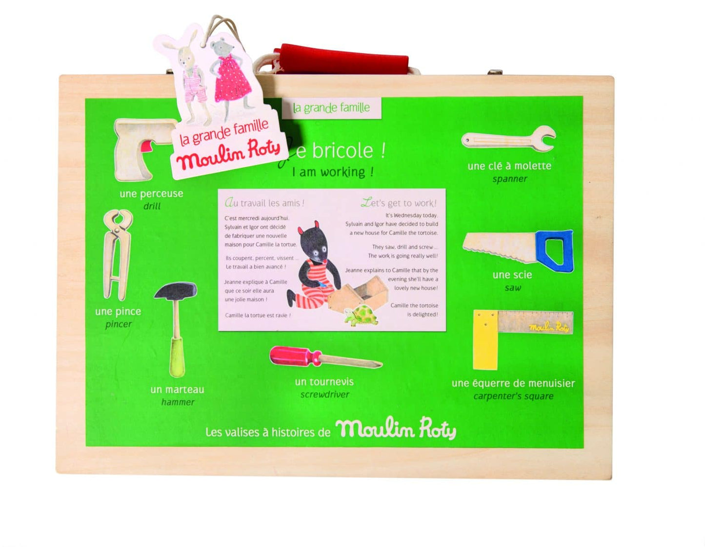 Moulin Roty DIY Suitcase Sylvain La Grande Famille