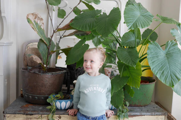Bob & Blossom Sage ‘Let’s Have an Adventure’ Sweatshirt