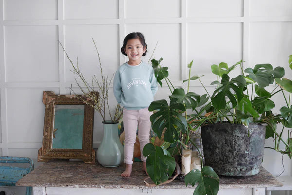 Bob & Blossom Sage ‘Let’s Have an Adventure’ Sweatshirt