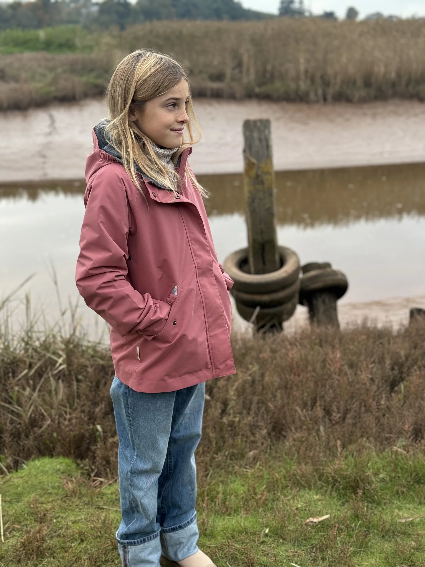 TOASTIE All Season Weatherproof Raincoat- Dusky Pink