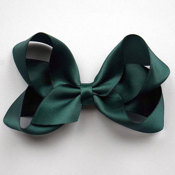 Verity Jones London - Medium Spruce Satin Hair Clip