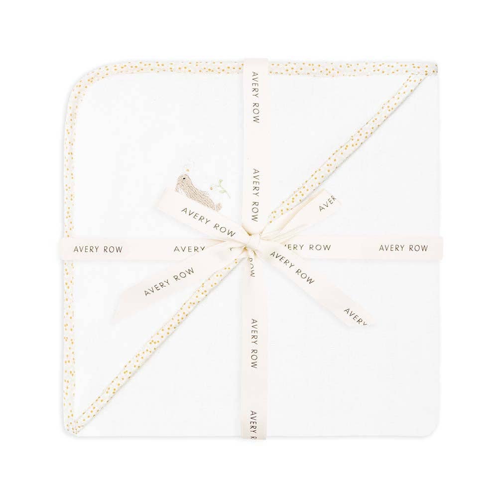 Avery Row - Hooded Towel - Baby - Wild Chamomile