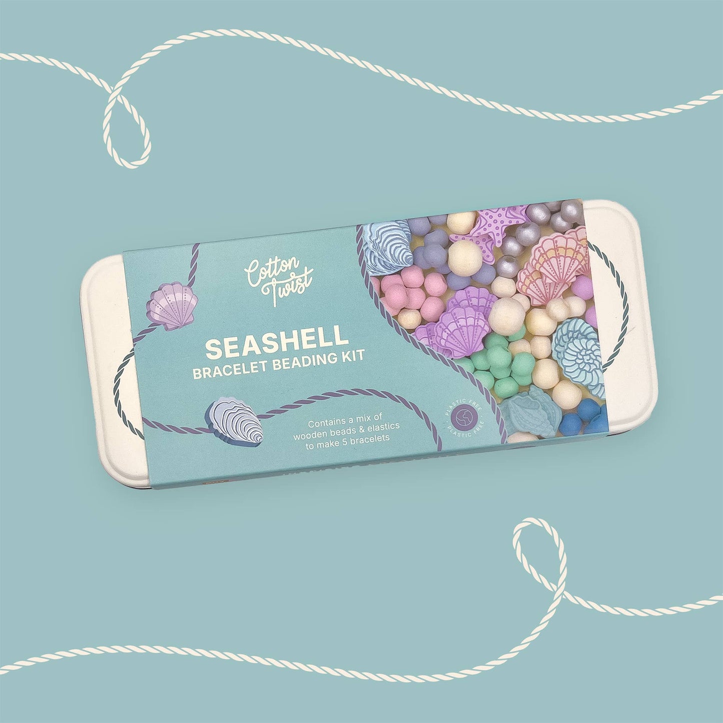 Cotton Twist - Seashell Bracelet Bead Kit