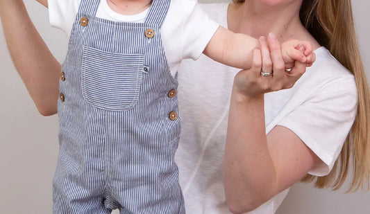 Kite Ticking Dungarees