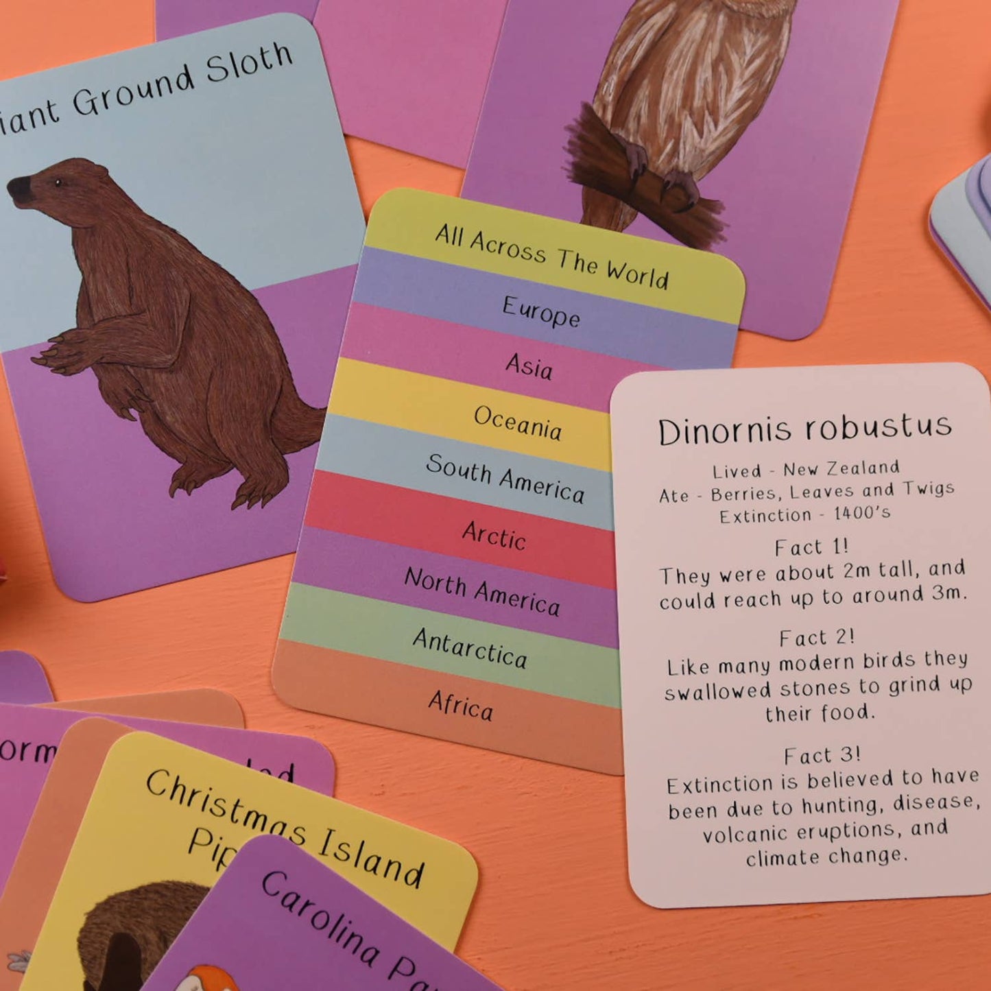 Button & Squirt - Amazing Extinct Animals Fact Cards