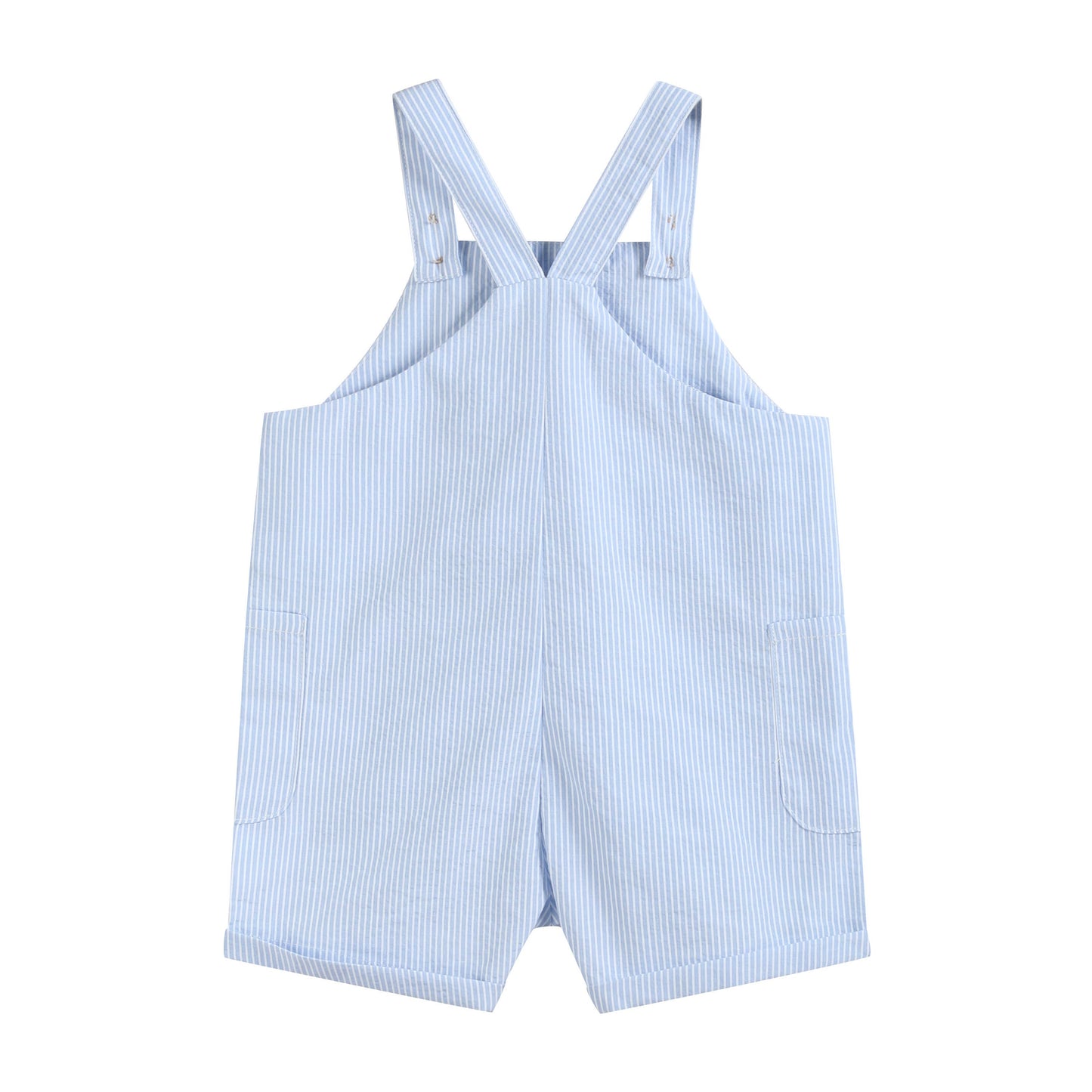 Ben & Lola - Martin Stripe Blue Overalls