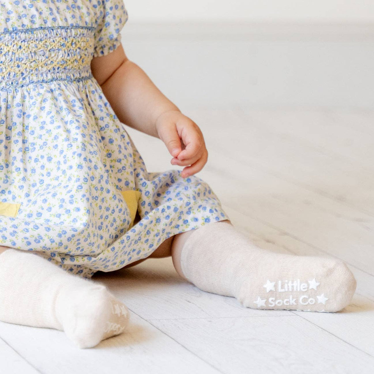 The Little Sock Company - Classic Non-Slip Stay-On Baby & Toddler Socks | Henley: 1-2 years