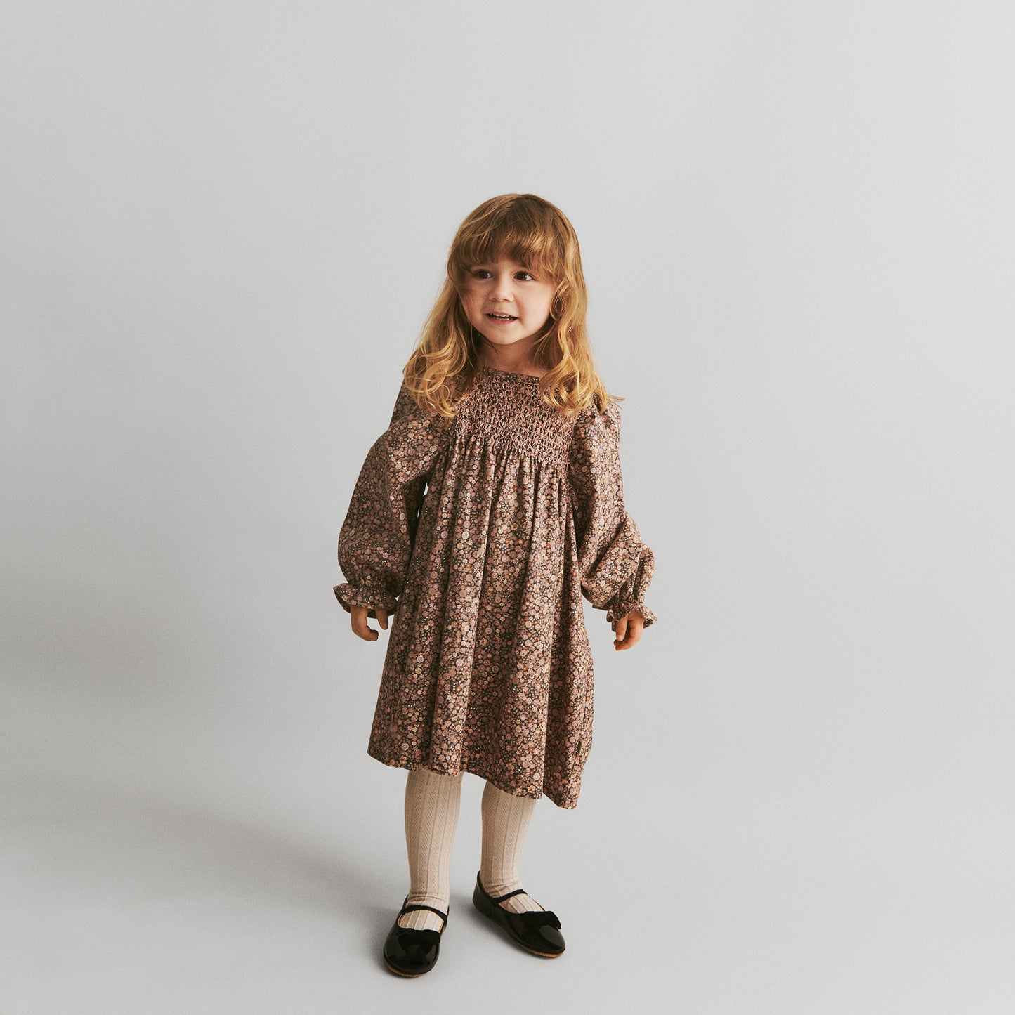 WHEAT Long Sleeve Dress Bella
