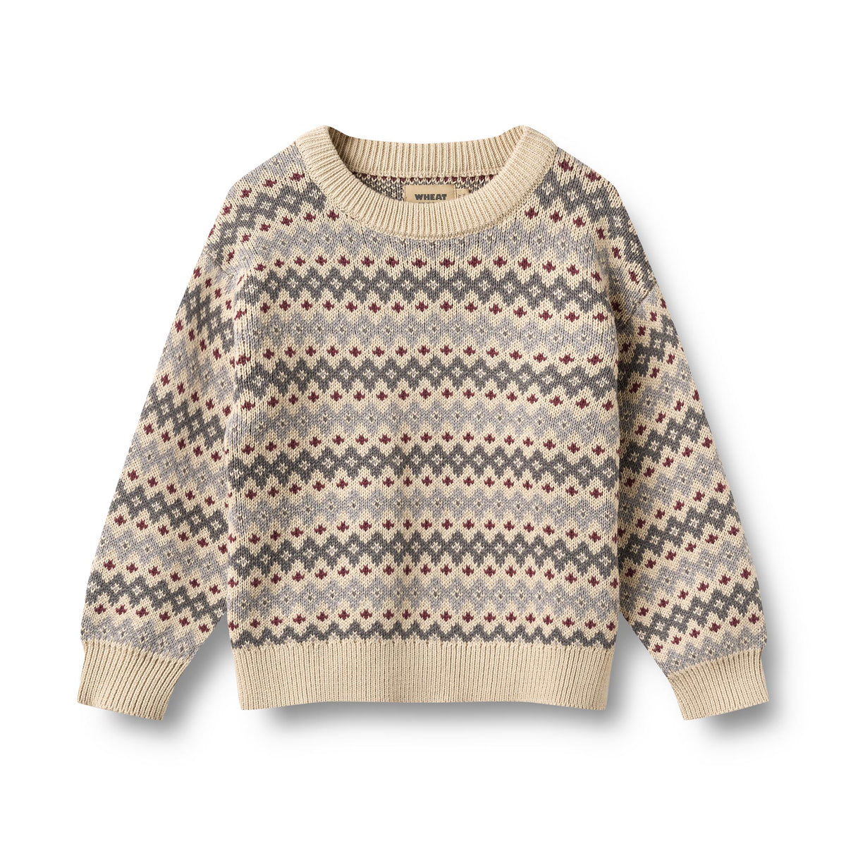 WHEAT Jacquard Pullover Harlow