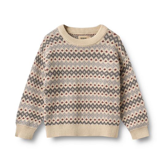 WHEAT Jacquard Pullover Harlow