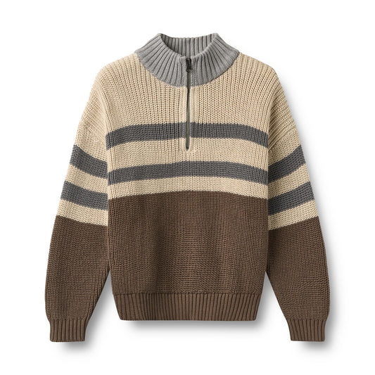 WHEAT Half Zip Jumper L/S Simo