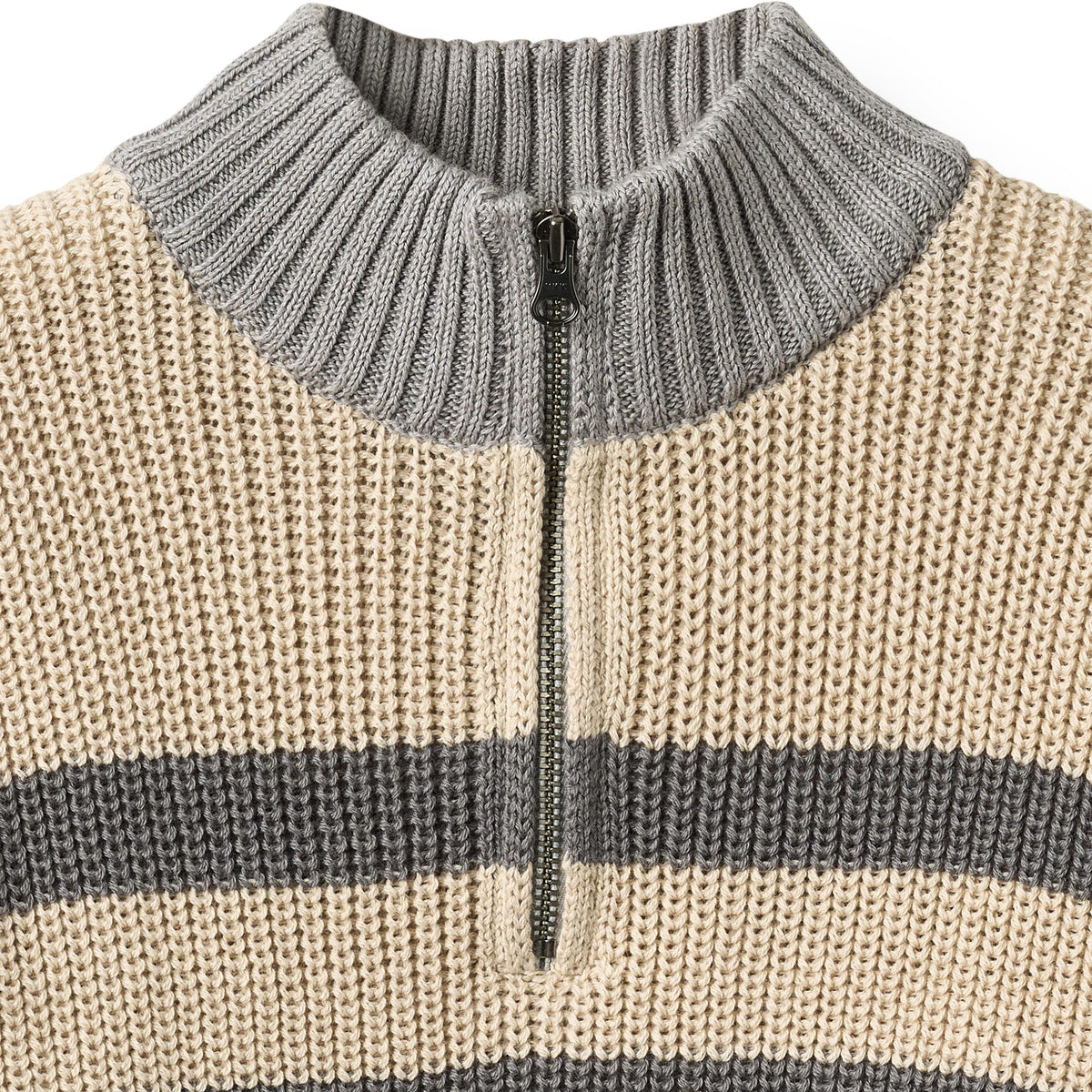 WHEAT Half Zip Jumper L/S Simo