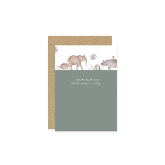 Little Roglets - Son Birthday Card | Relation Birthday Cards