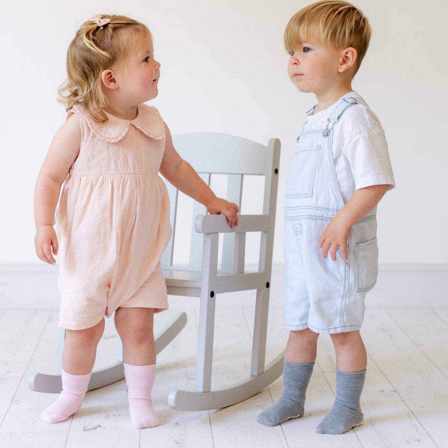 The Little Sock Company - 2-3 yrs Classic Non-Slip Stay-on Socks - Nova - Single Pair