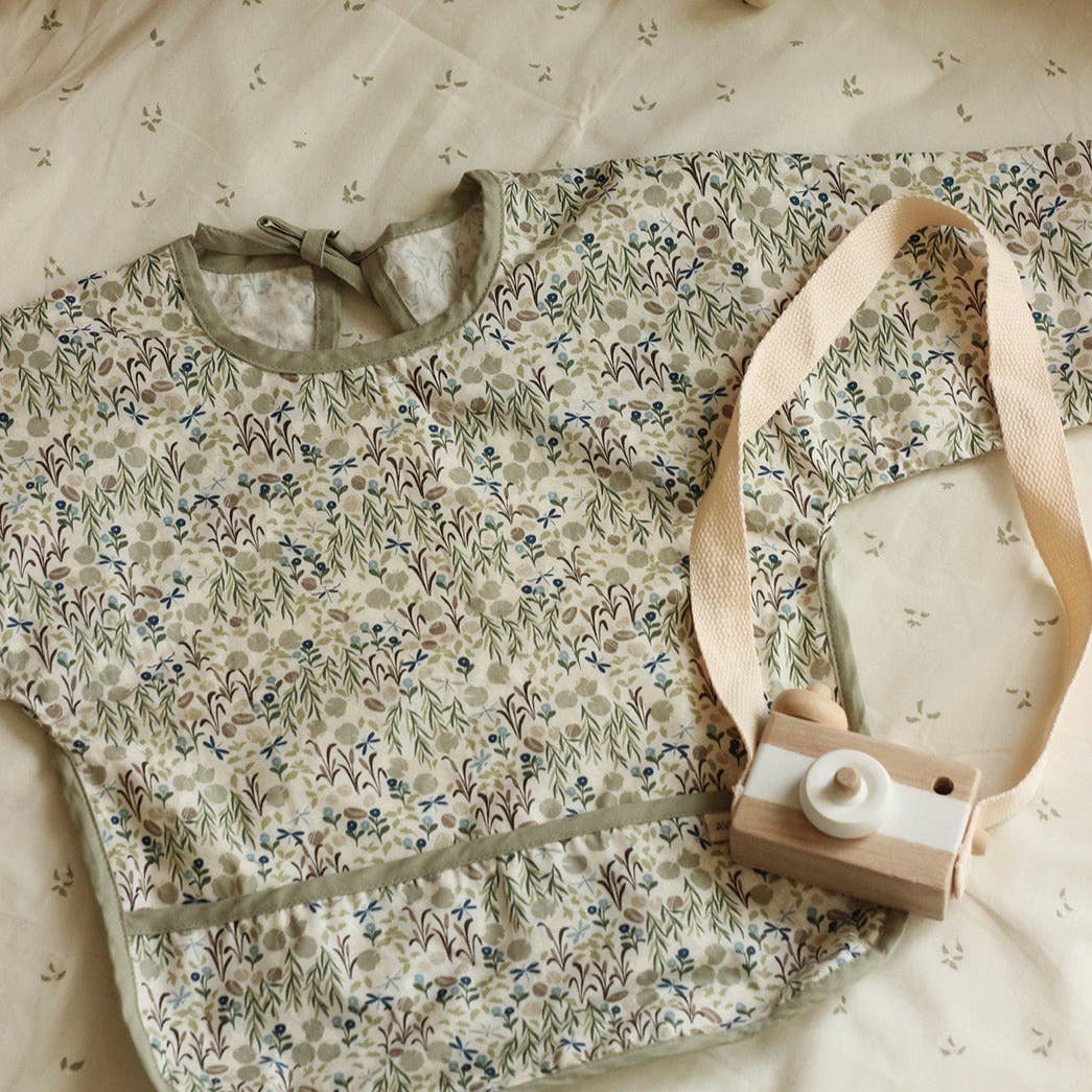 Avery Row - Sleeved Bib - Riverbank - Organic Cotton