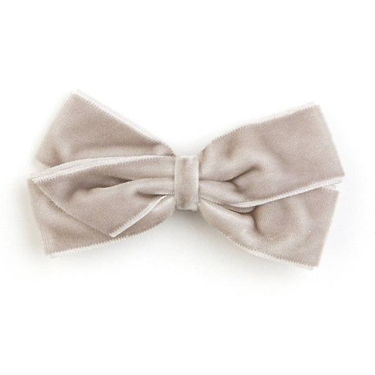 Verity Jones London - Medium Taupe Velvet Hair Clip