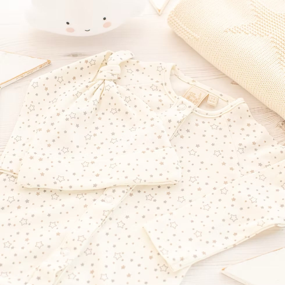 Toffee Moon Unisex Little Stars Sleepsuit