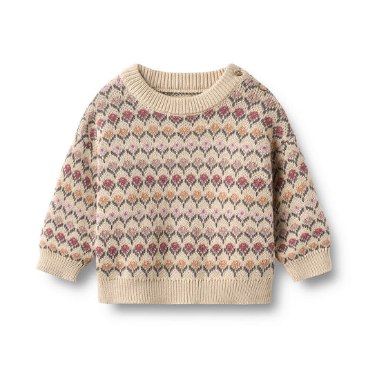 WHEAT Jacquard Pullover Harlow