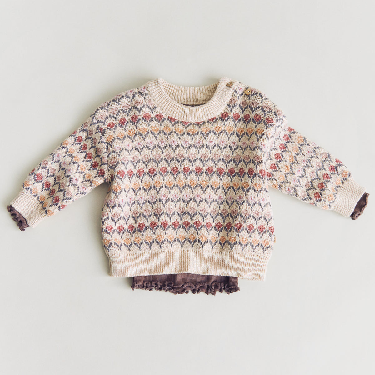WHEAT Jacquard Pullover Harlow