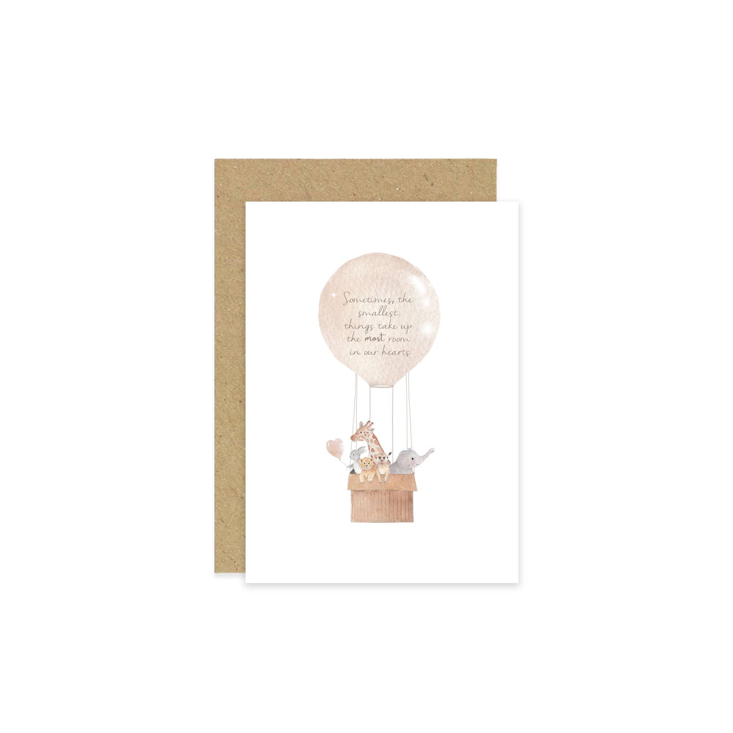 Little Roglets - Balloon Card | New Baby Cards | Sentimental Greeting Cards
