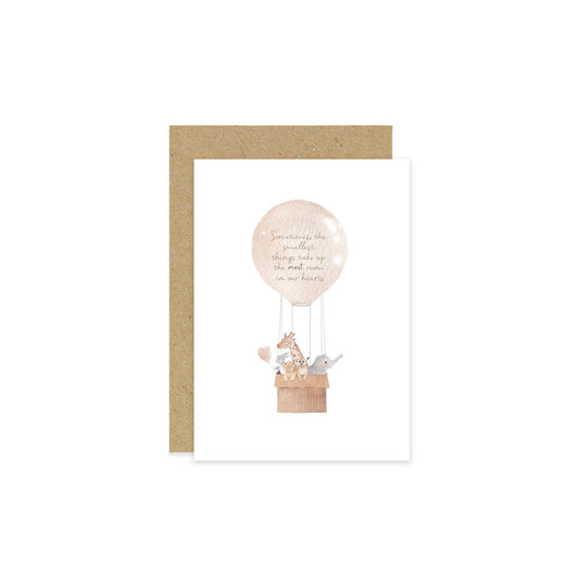 Little Roglets - Balloon Card | New Baby Cards | Sentimental Greeting Cards