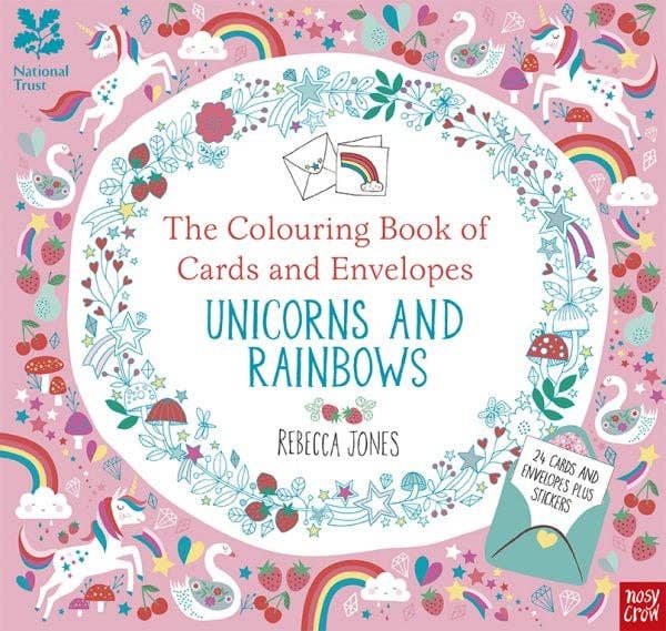 Nosy Crow - National Trust: Unicorns & Rainbows: Colouring Cards