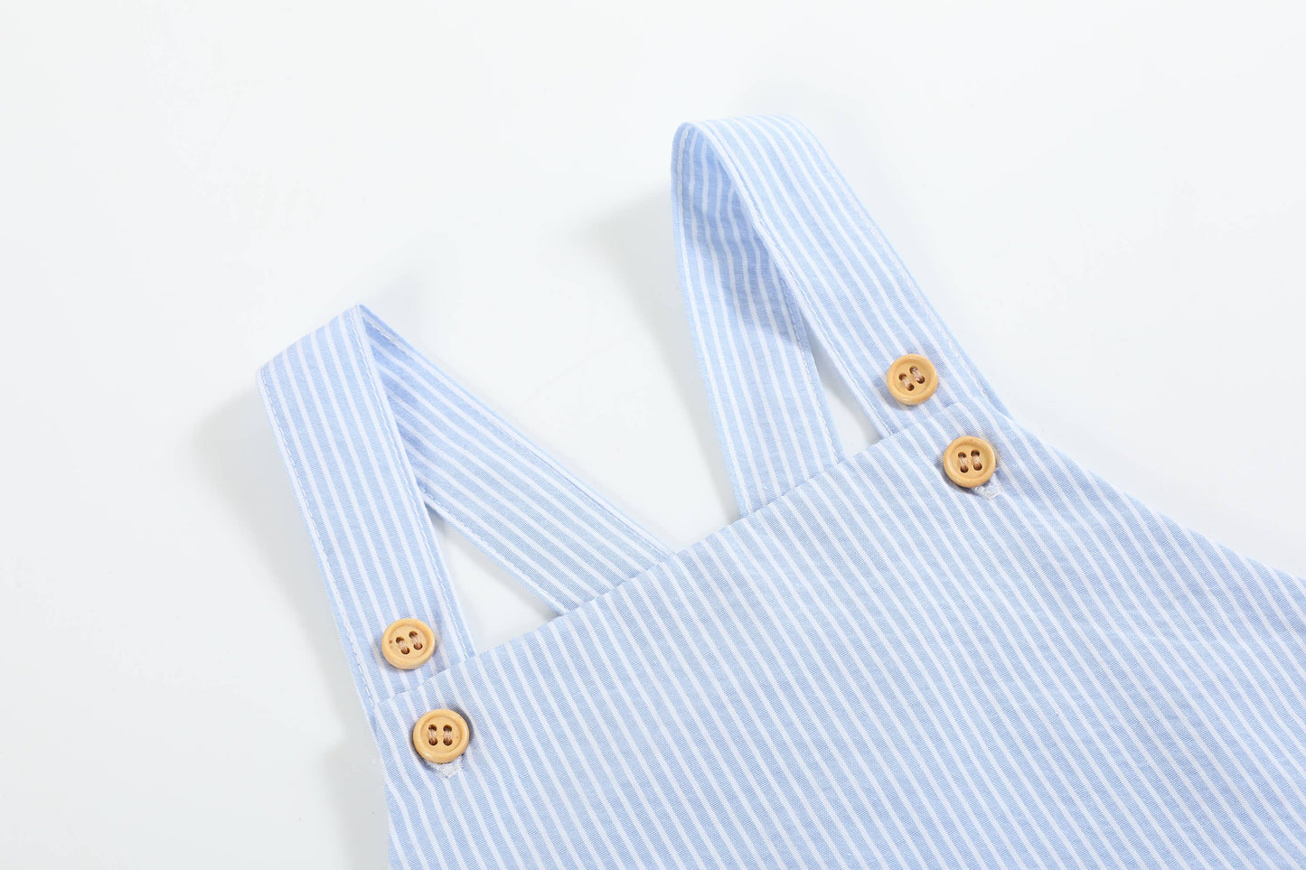 Ben & Lola - Martin Stripe Blue Overalls