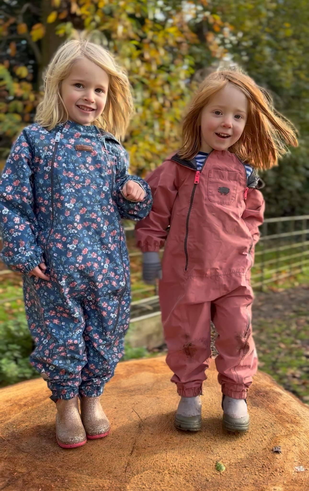 TOASTIE Waterproof Packable Puddlesuit- Rose Pink Bunny